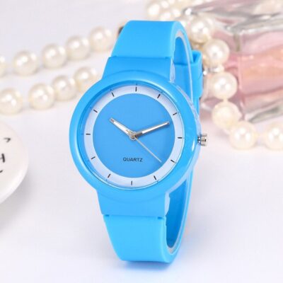 reloj azul