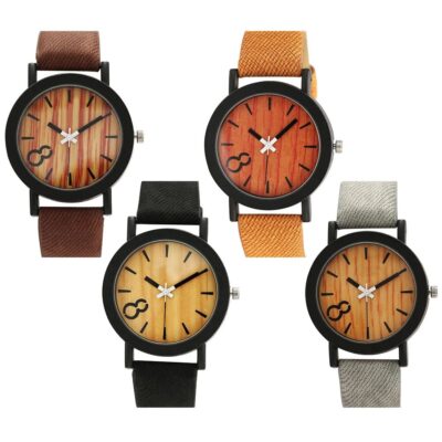Relojes fondo madera